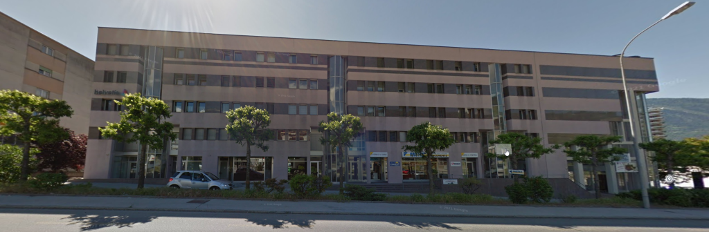 Plan d'accès – Route de Sion 71, Sierre